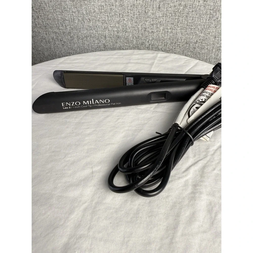 ENZO MILANO Leo2 1 Inch Cool Tip Professional Flat Iron‎